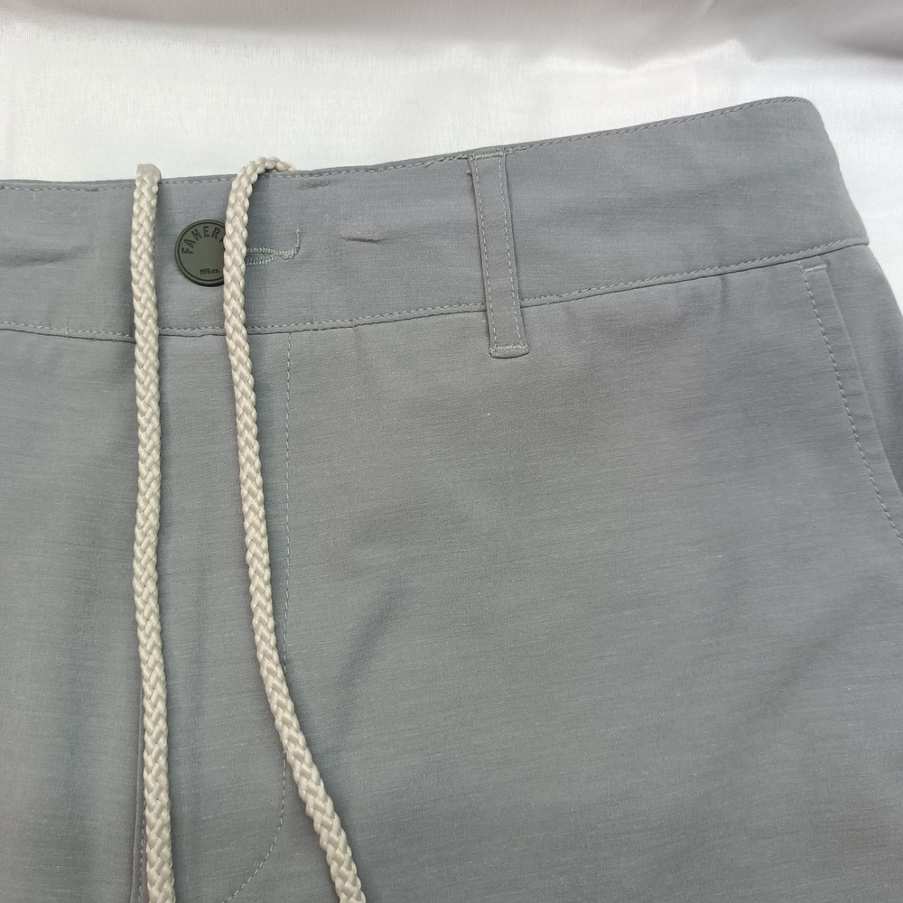 Faherty All Day Shorts Mens 30 Grey Hybrid Board Shorts Quick Dry Stretch Beach